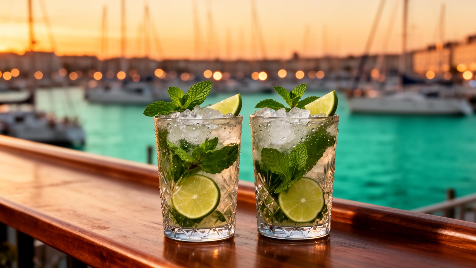 Mojitos en terrasse au Waves
